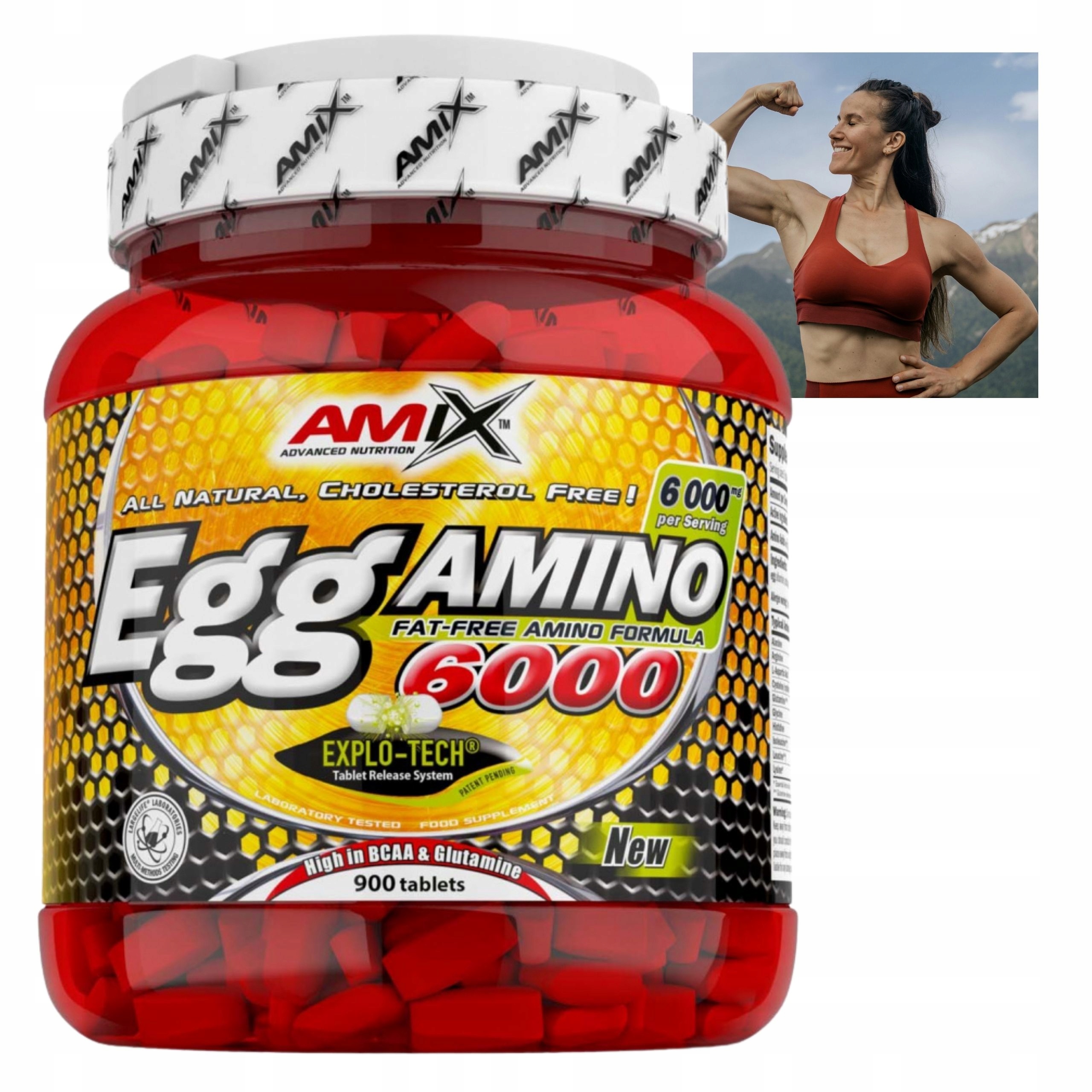 Aminokyseliny v tabletkách Bcaa Eaa Leucin Glycin Arginin Vaječný albumin