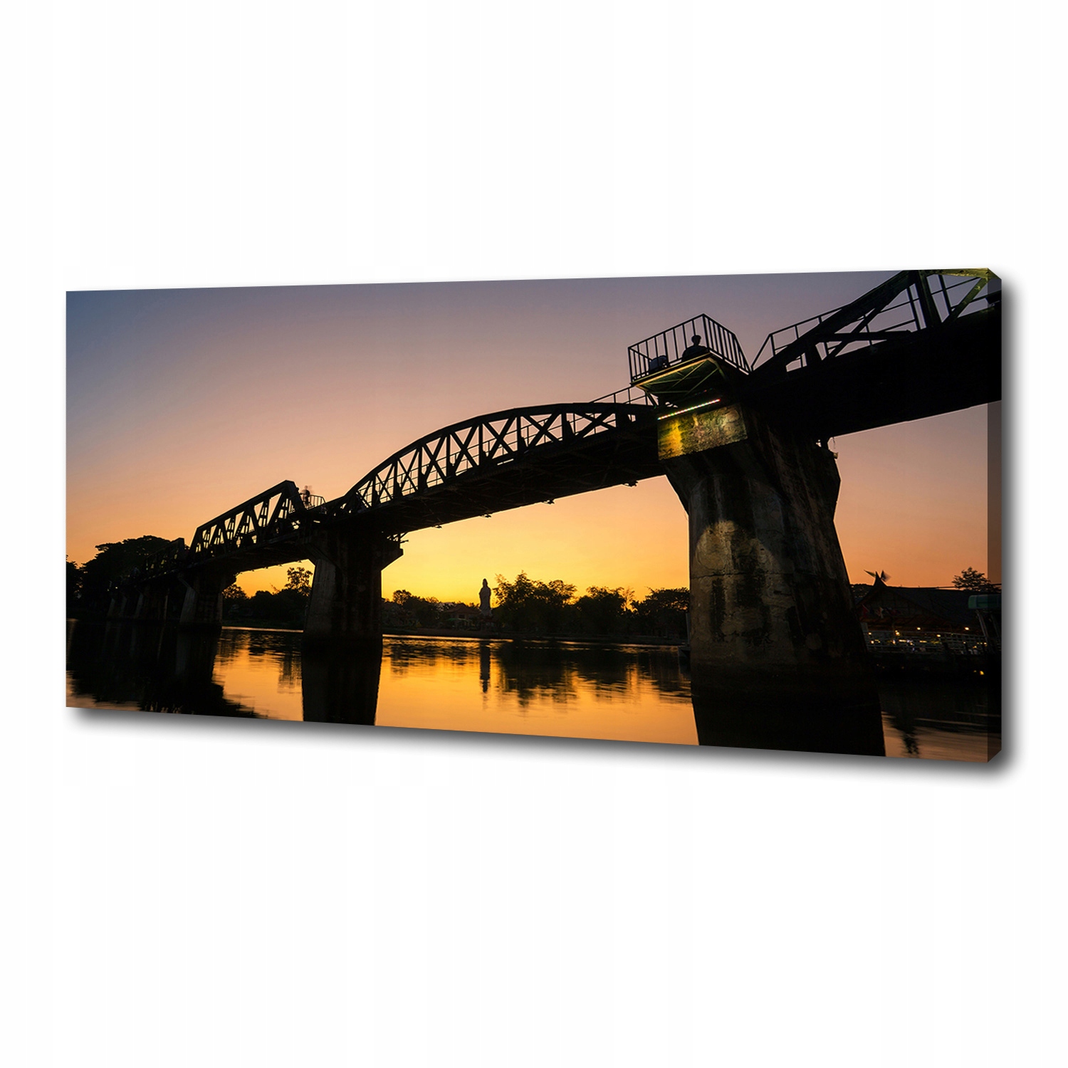 

Foto obraz na płótnie Most w Tajlandii 125x50 cm