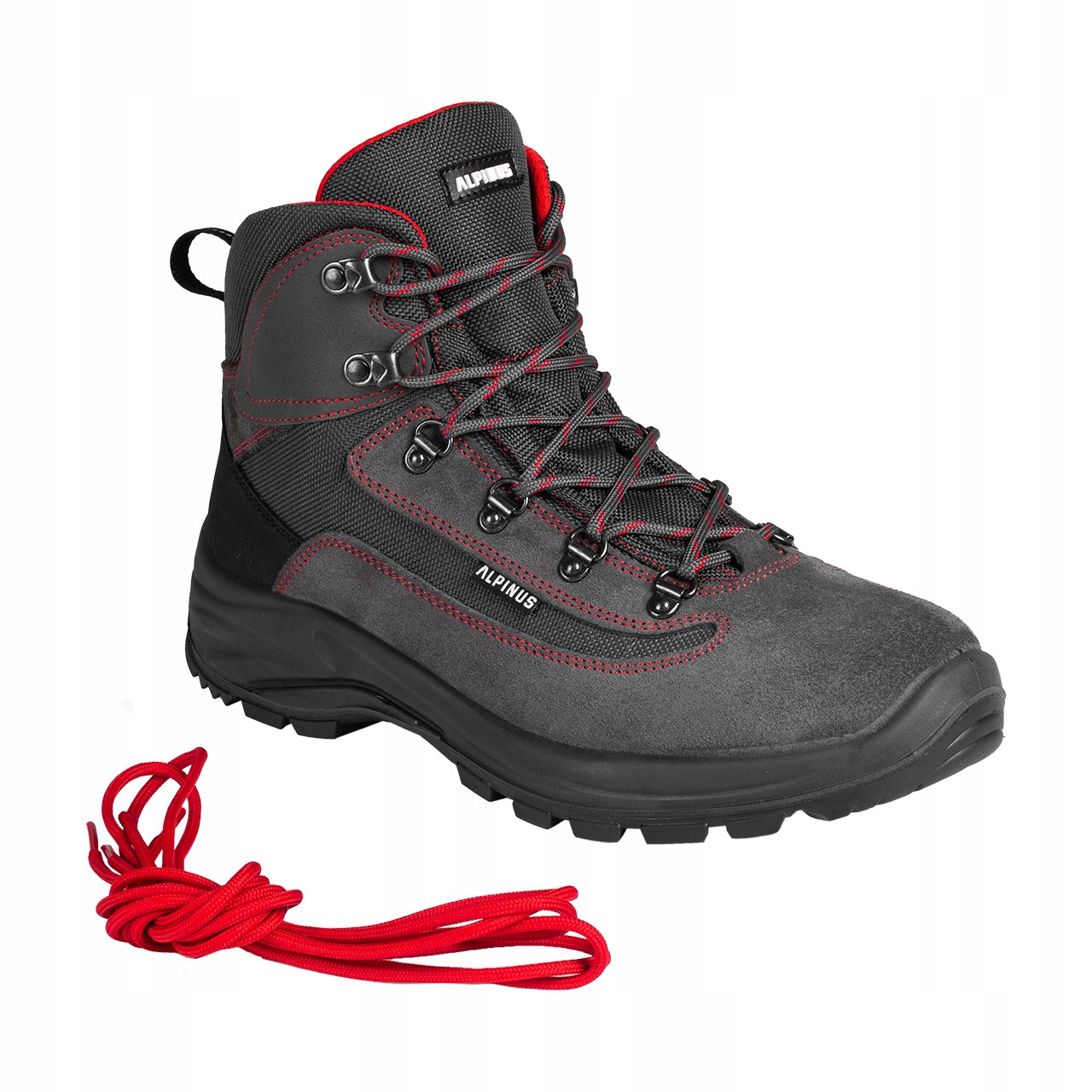 Alpinus buty trekkingowe męskie czarne wysokie membrana Brahmatal 43