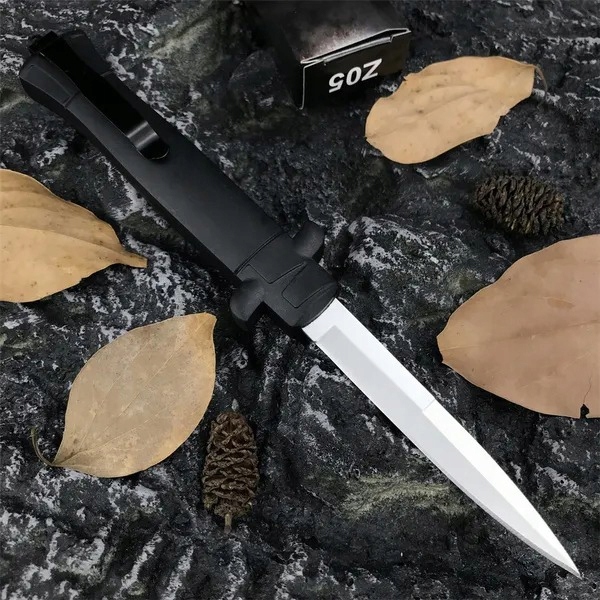 Nóż Sprężynowy wysuwany od frontu OTF automat F55 Model ZYLU-f55