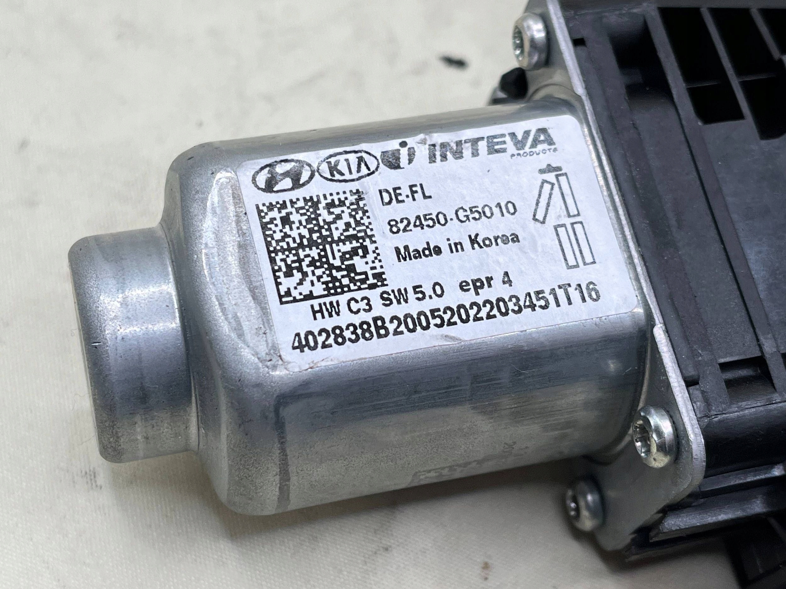 mini motor windows door przednich KIA Niro 82450G5010 !J