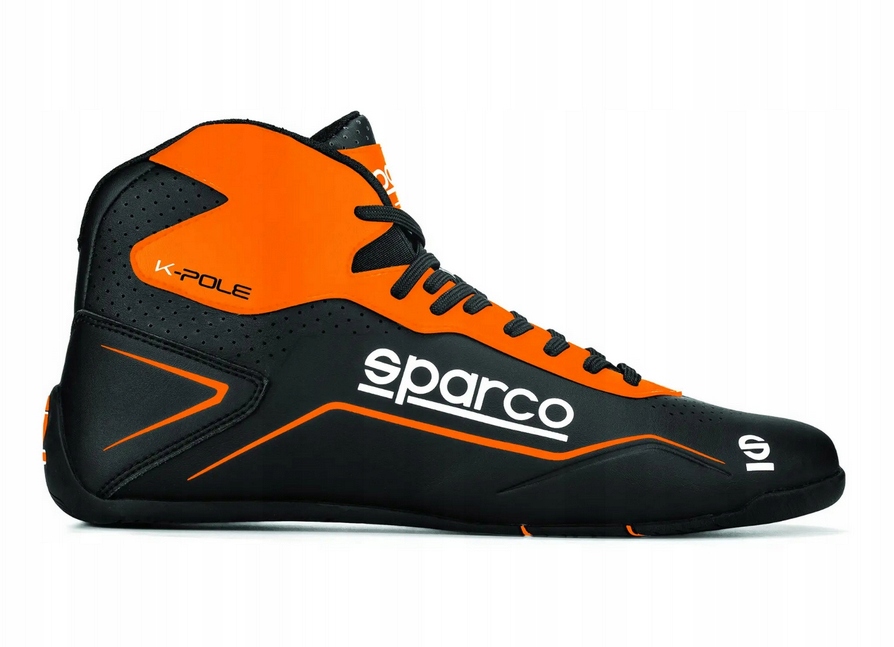 Kartingové boty Sparco K-pole černo-oranžové vel 44