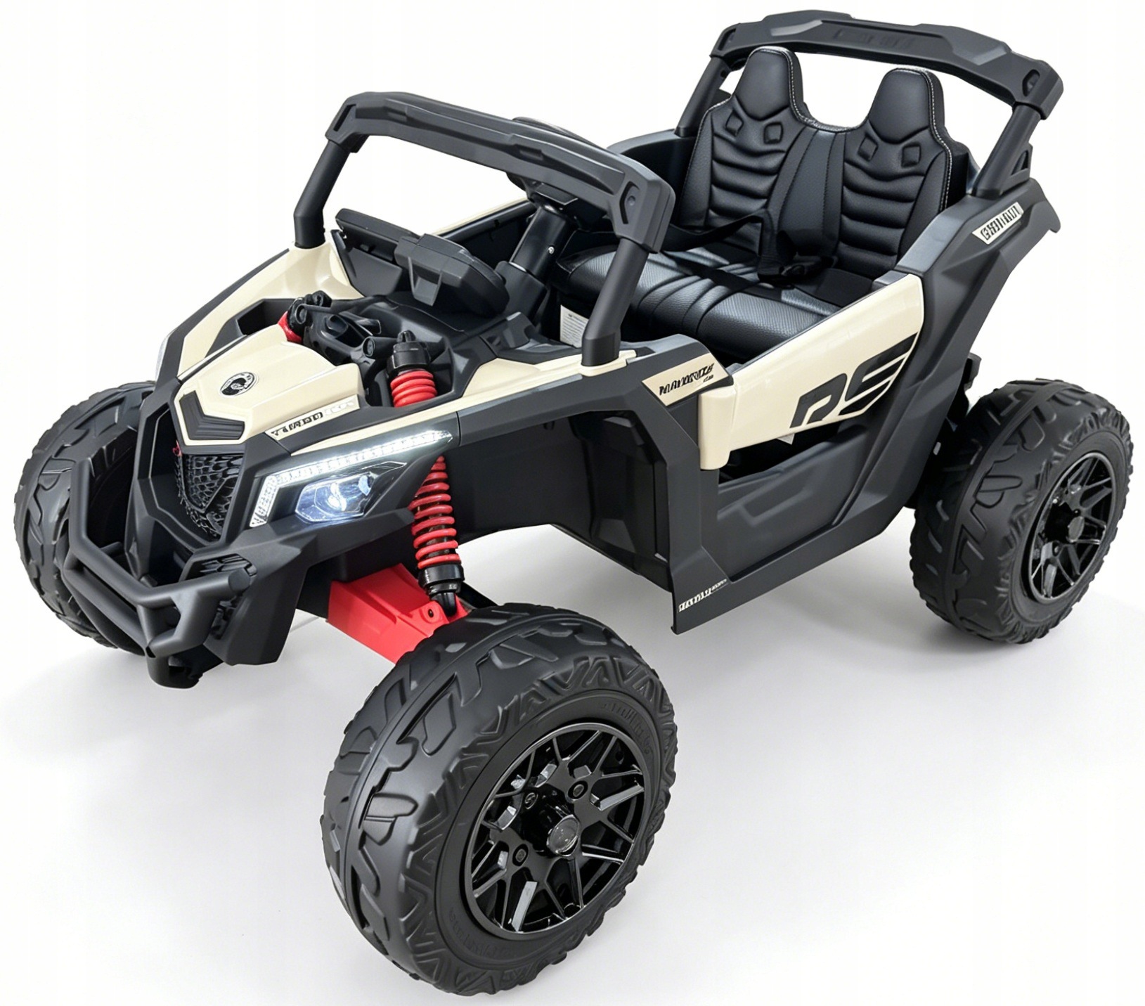 Auto na akumulator pilot skóra EVA 4x4 180W MAVERIK CAN-AN złoty PRAWKO