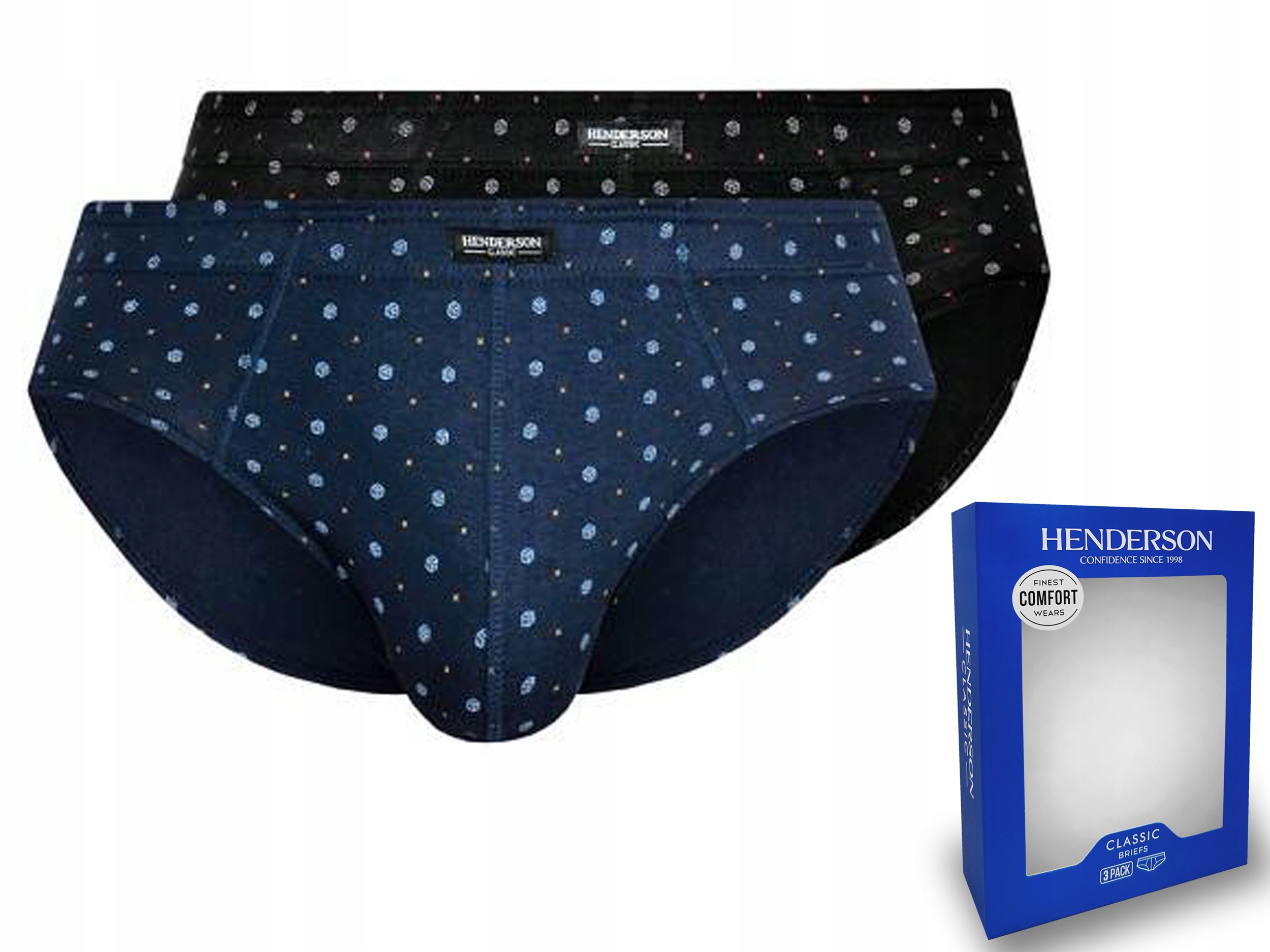 

Slipy męskie Henderson k552 2-Pak, wzorowane, 4XL