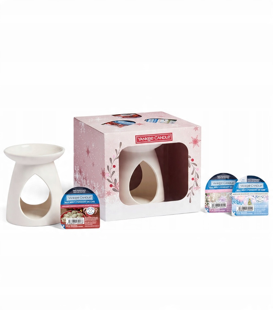 

Yankee Candle Snow Globe Zestaw 3 Woski i Kominek