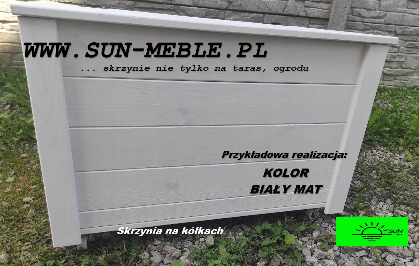 Skrzynia na KÓŁKACH 110x50x40