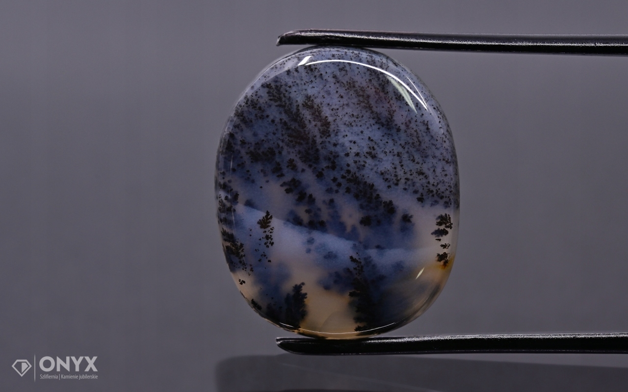 Dendritový achát z Kazachstánu nepravidelná destička