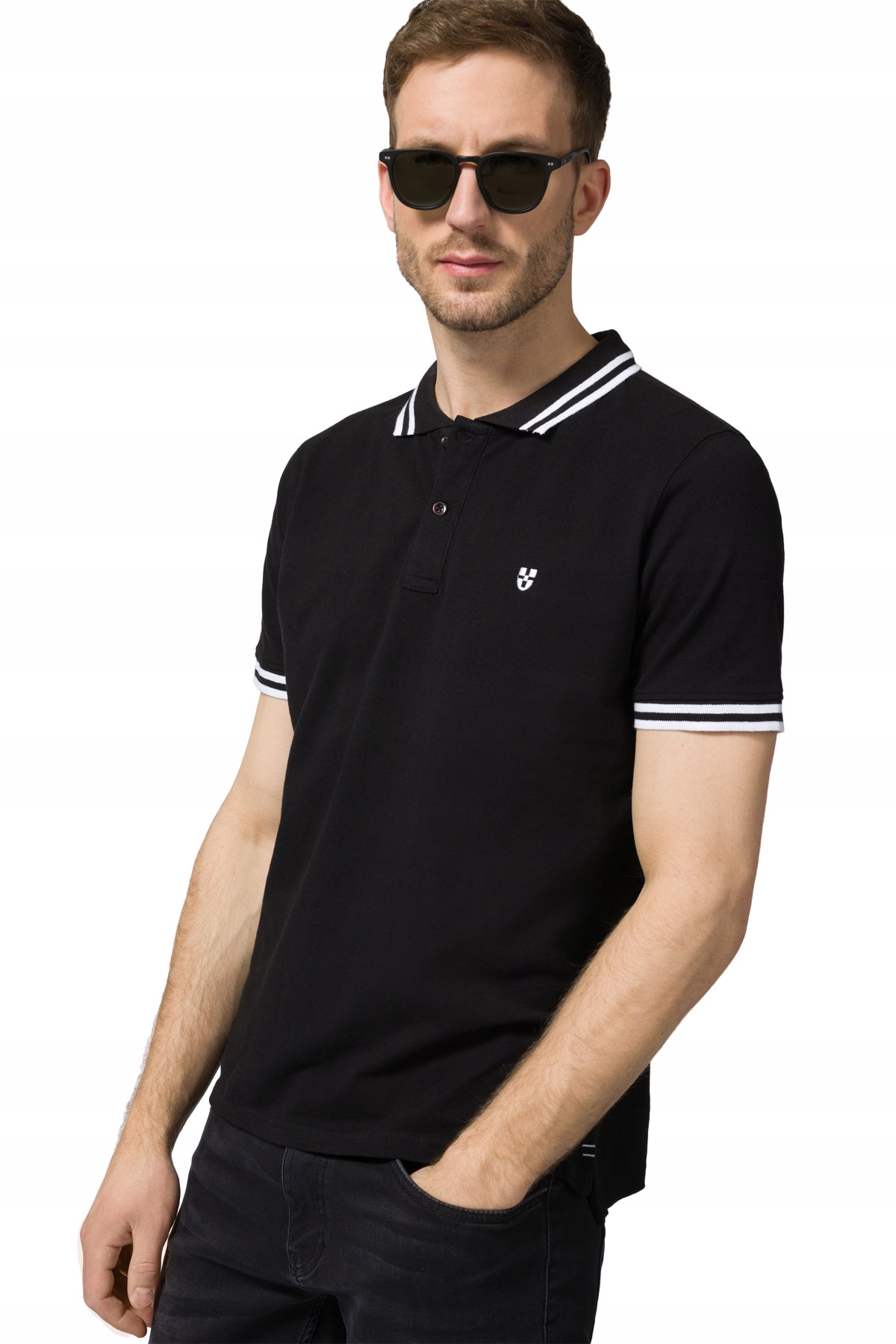 Koszulka Polo Męska Czarna Próchnik PM2 M