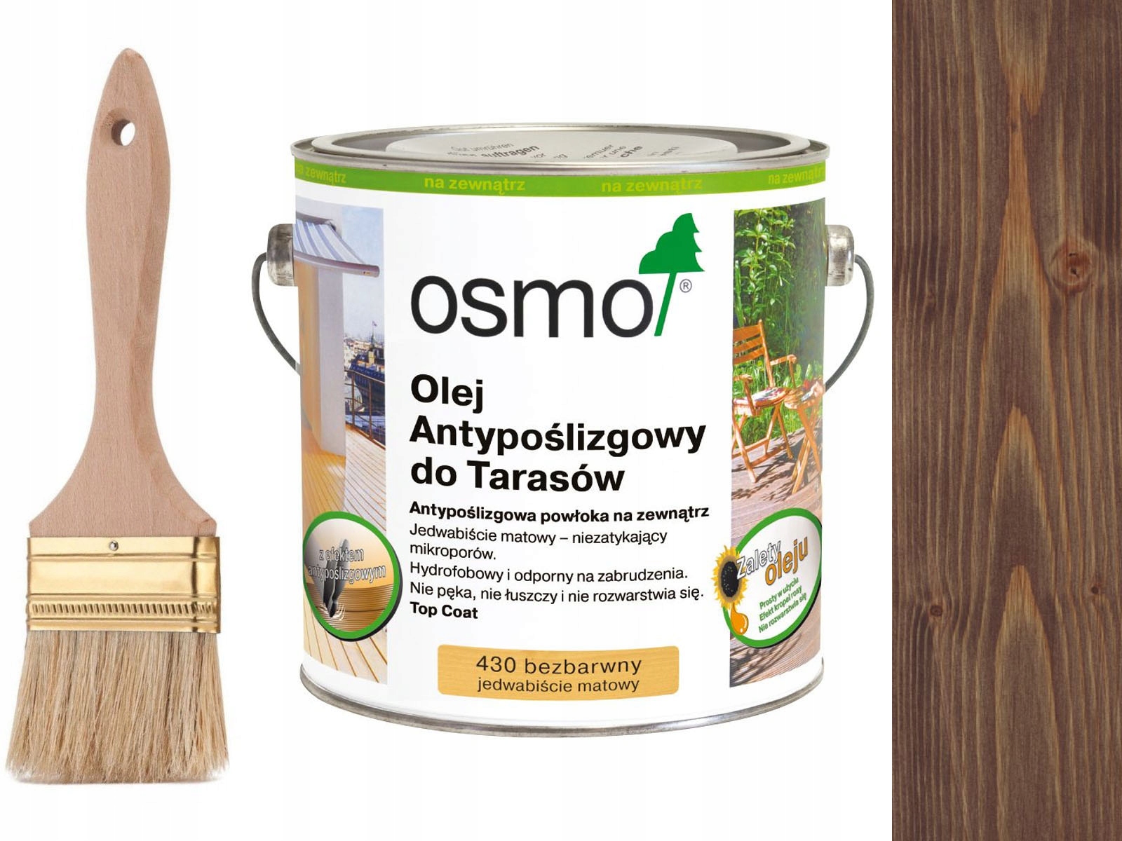 Osmo 430 Protišmykový terasový olej 2,5L Zadarmo