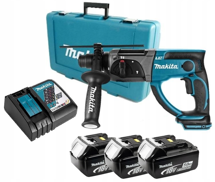 Makita Vrtací Kladivo Akumulátorové 18V 3*5.0AH DHR202RTE3