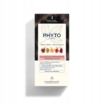 Phyto Color Barva na vlasy 3 Tmavý Kaštan