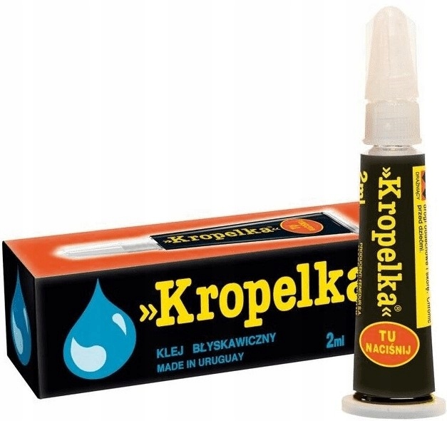

Klej Błyskawiczny Uniwersalny Kropelka 2ml Tubka
