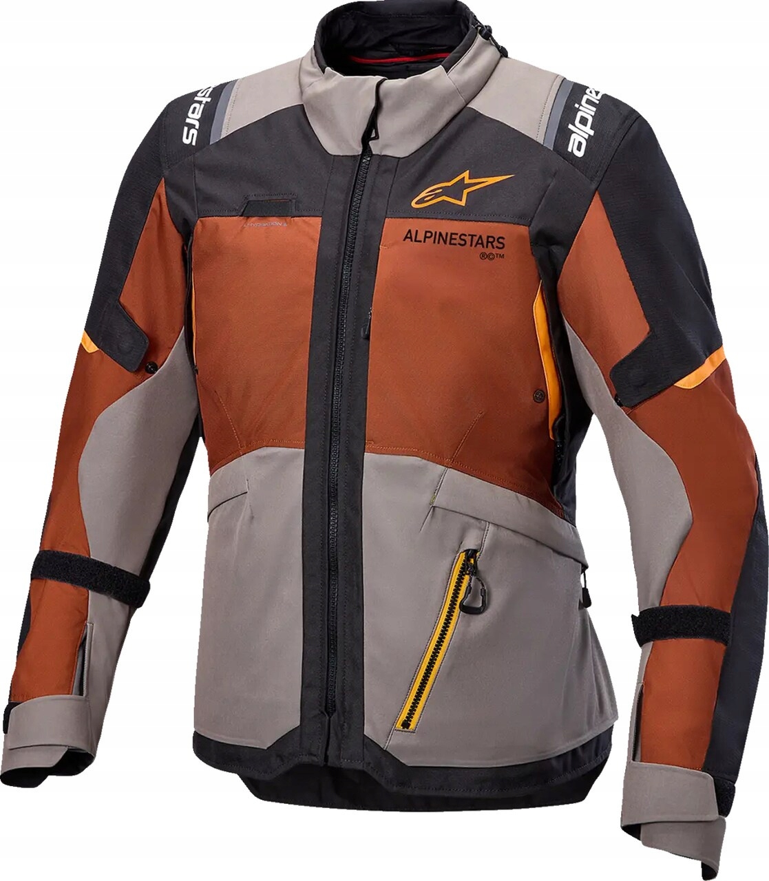 Textilná bunda Alpinestars Andes v4 Drystar walnut/rust XL