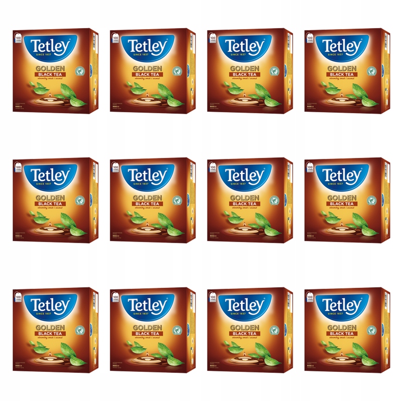 Čaj Tetley Golden Black 100 sáčků x 2 g X12