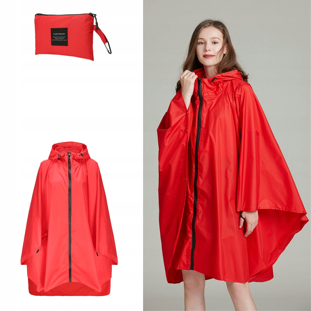 DAMSKA WODOODPORNA PELERYNA PRZECIWDESZCZOWA Producent inny