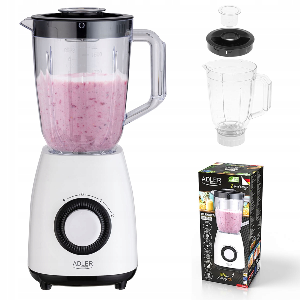 Kuchyňský Stolní Mixér Fit Mixér 1,5 L 1000 W
