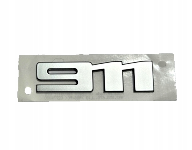 Porsche Oe 911 992 "911" emblém znak logo nápis strieborný