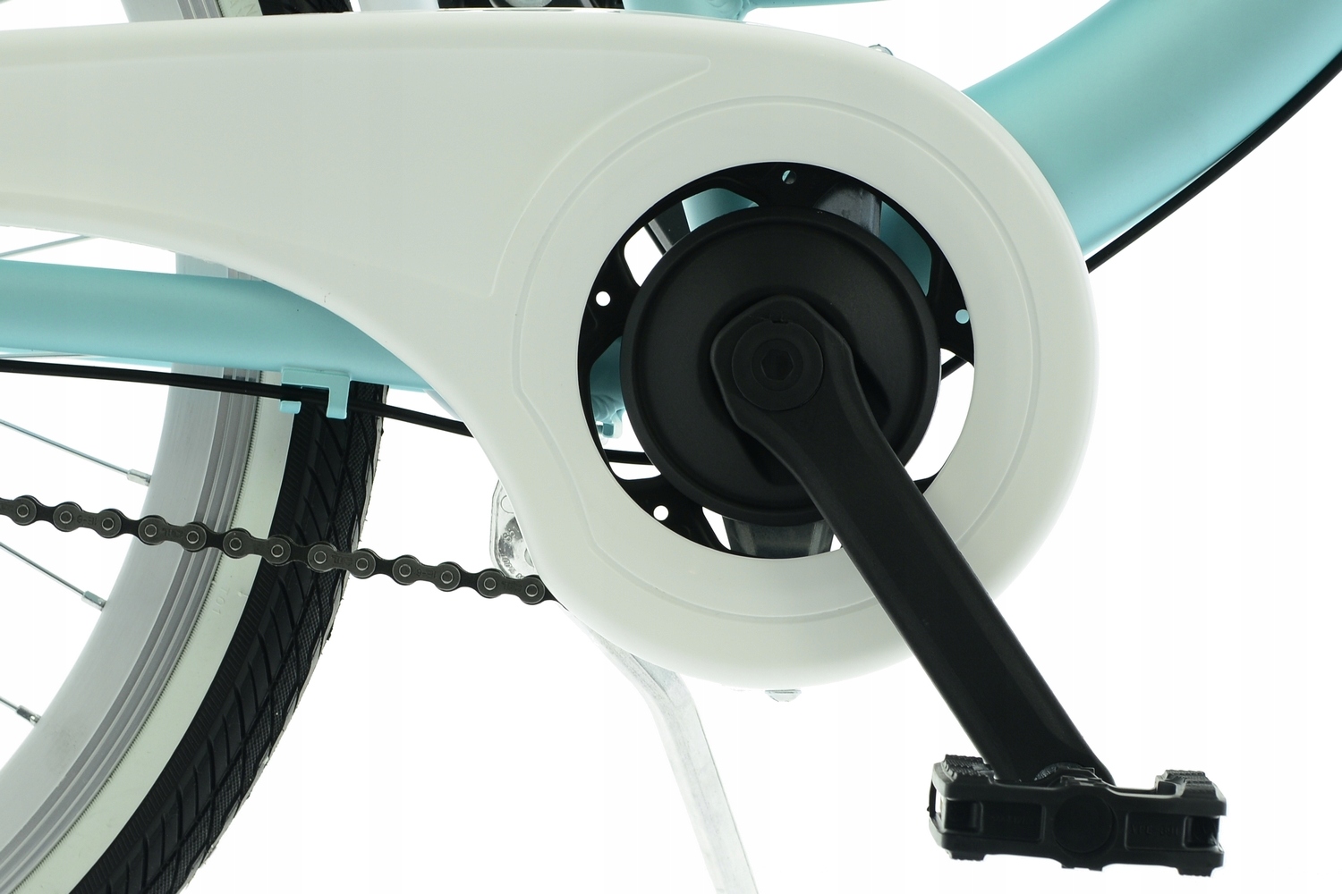 Rower Kands 24 Olivia r14 cali miętowo-biały mat 2025 Nowość na rynku !!