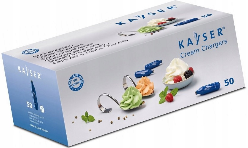 Naboje do syfonu do bitej śmietany N2O 50 szt.