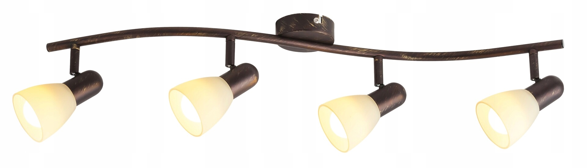Osvětlovací lišta bronzová antická krémová E14 4x40W Soma 6594 Rabalux
