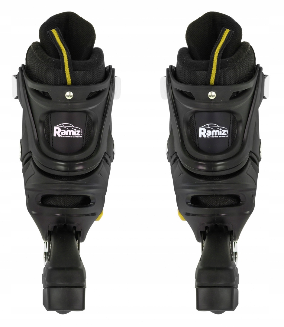 regulowane ROLKI CHŁOPIĘCE zmienny zestaw 4w1 ŁYŻWOROLKI DZIECIĘCE + WROTKI Rozmiar 34-38