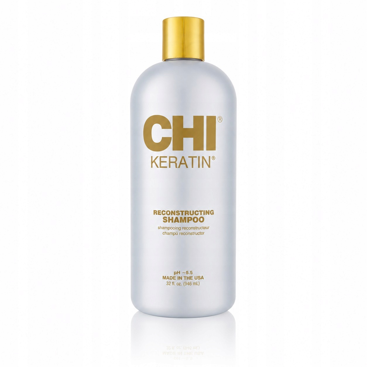 Šampon pro regeneraci vlasů Chi Keratin 946 ml, s keratinem a arganovým olejem