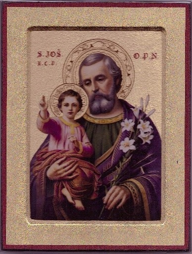 Ikona . Svatý Josef .