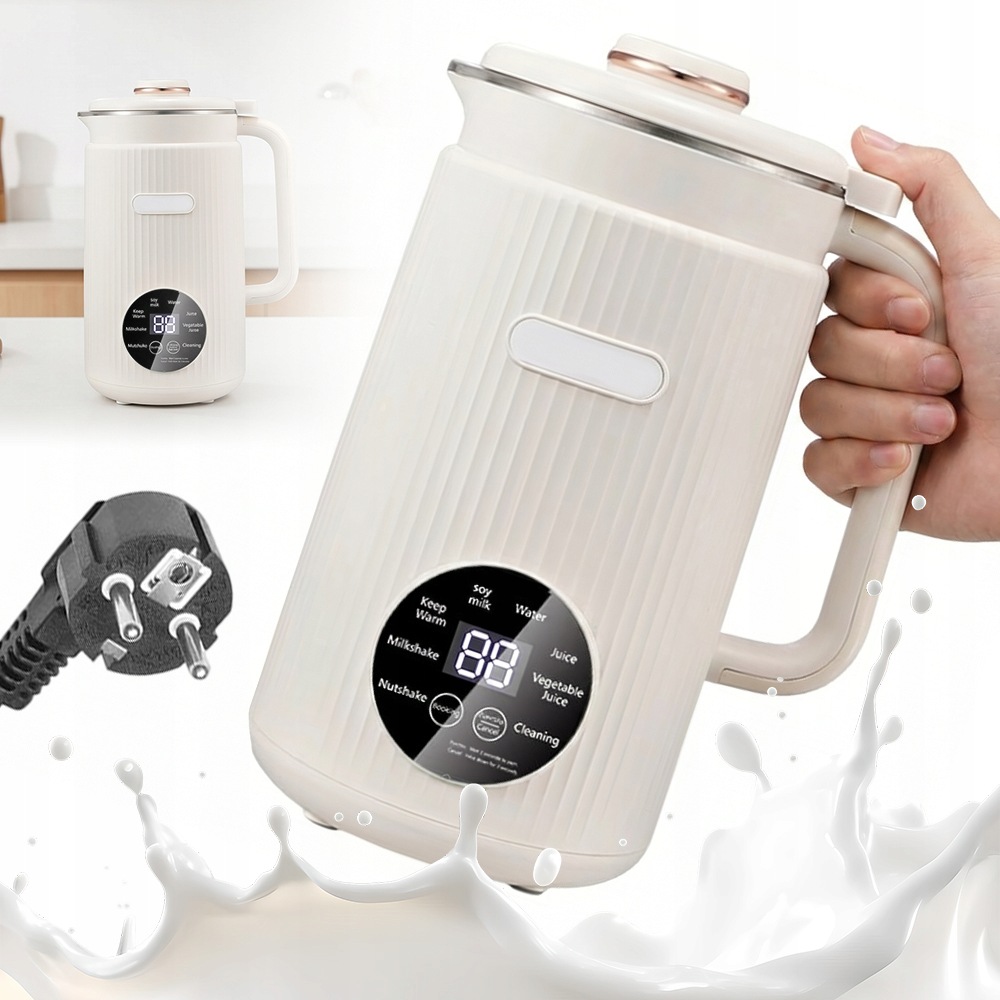 Automatický Stroj Na Sójové Mléko Na Sójové Ořechy 1,2 L 800 W Bílý