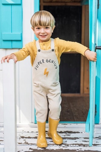 Kalosze Poprosze Księżyc Karmel 19/20 Materiał guma