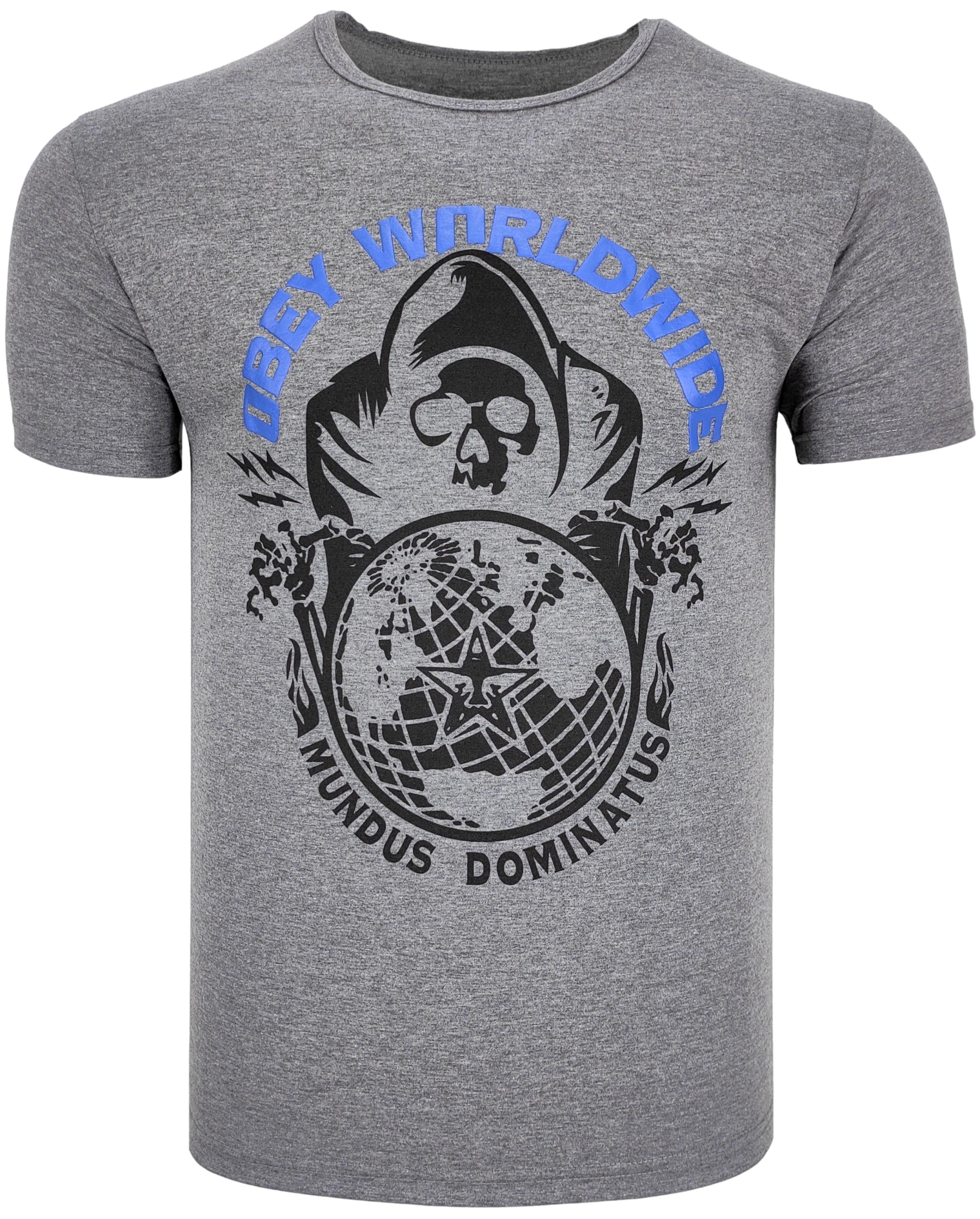 

Koszulka męska t-shirt szary Obey T1313 r. XXL
