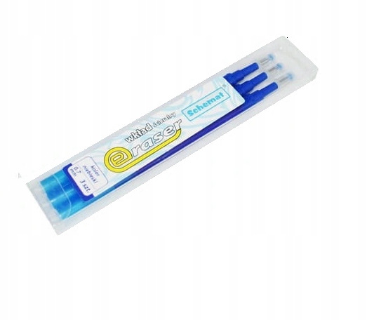 wkłady do długopisów ścieralnych  36szt NIEBIESKI Eraser 3558 — 2