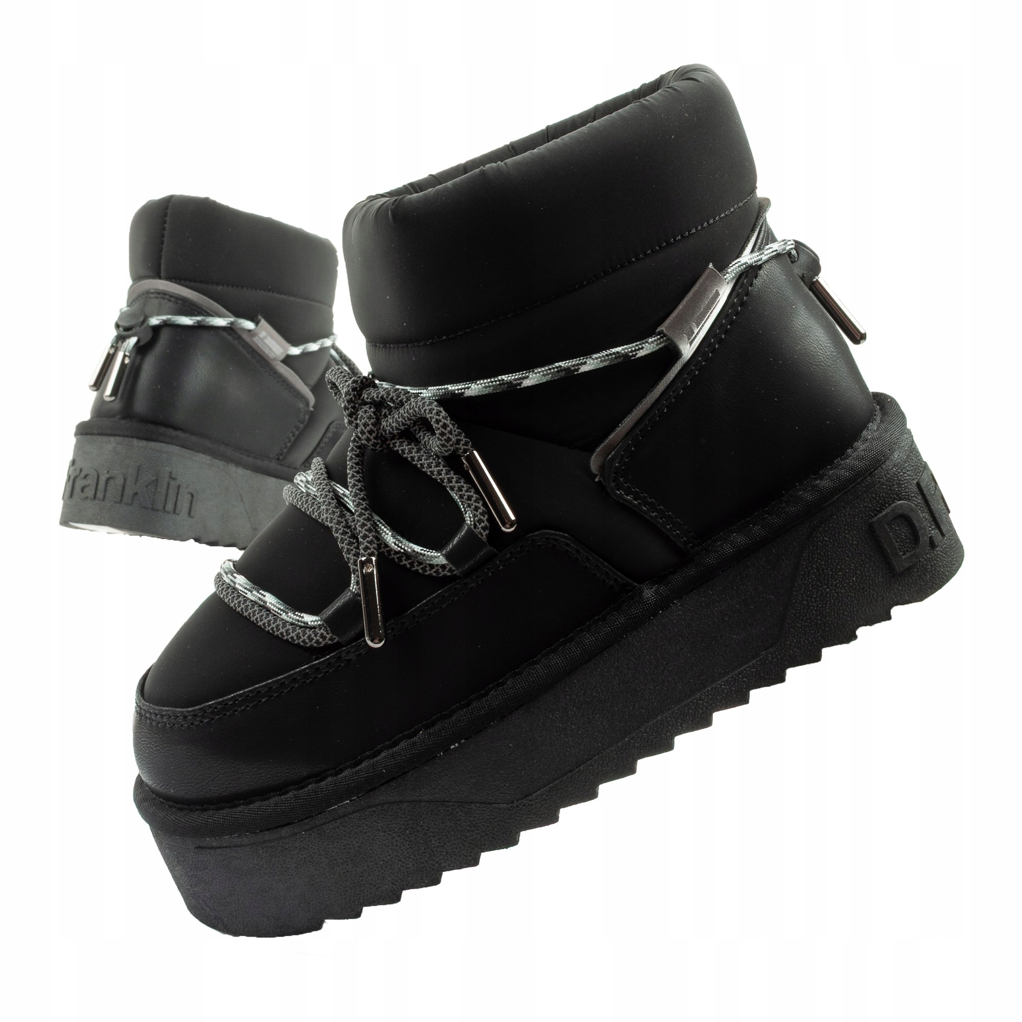 Dámské zimní sněhule D.Franklin vel. 39, módní kotníkové kotníkové boty s kožíšek podšívkou