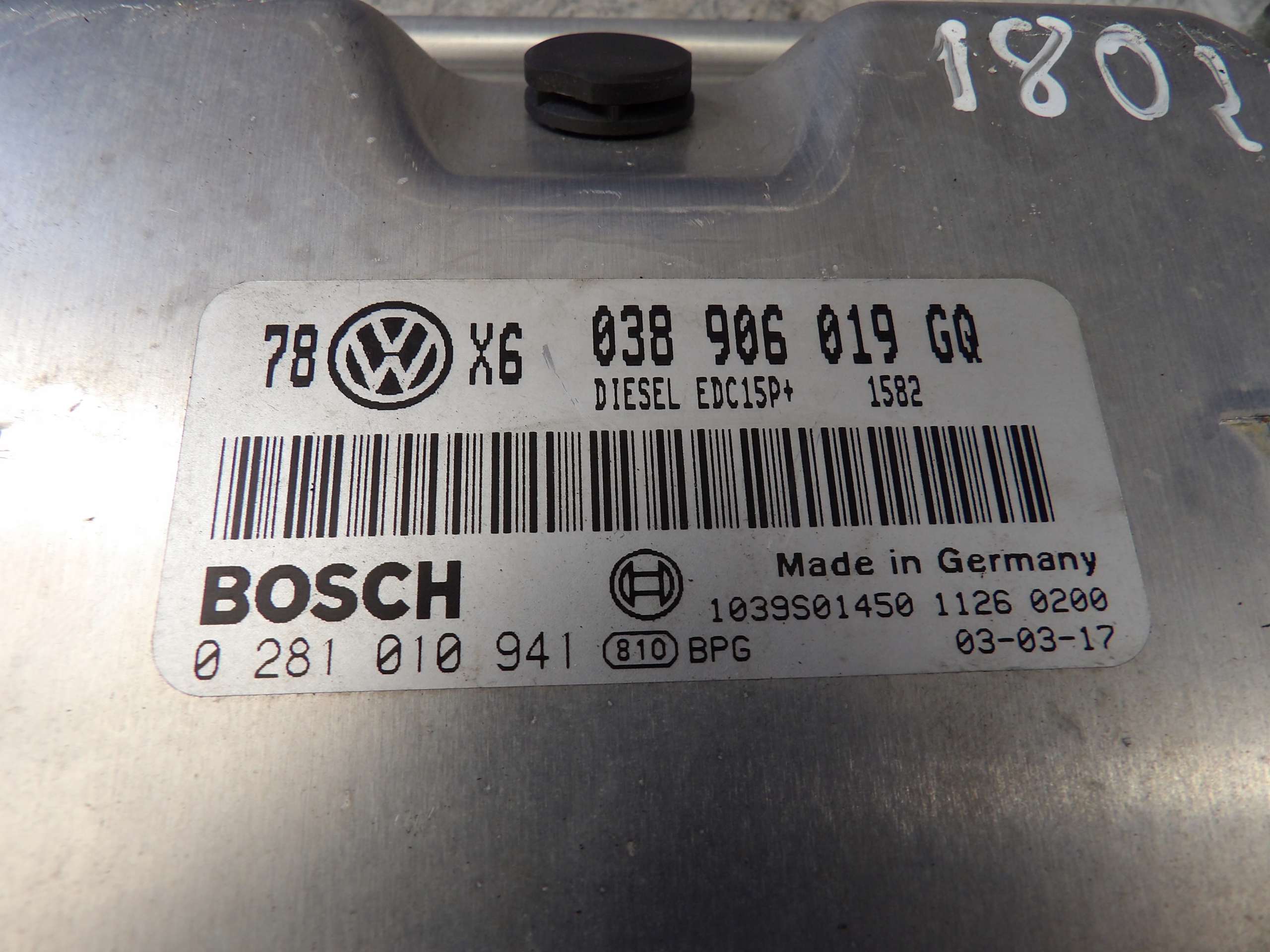 Volkswagen Passat B5 computer, control unit 0281010941, 038906019GQ