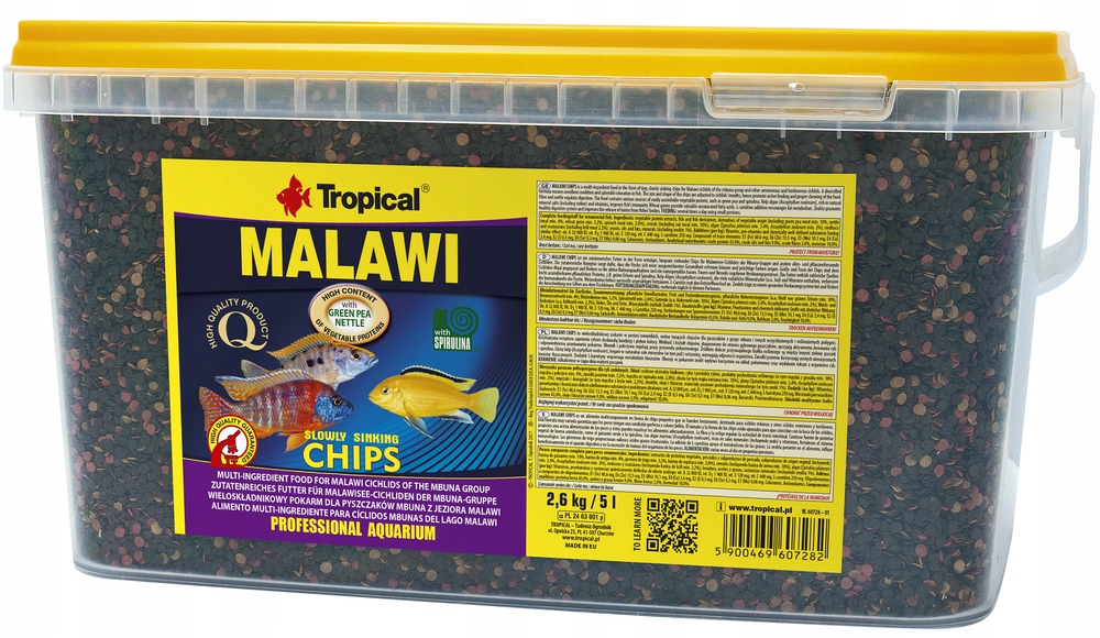 Chipsy Malawi 5000ml Pokarm Premium dla Pyszczaków