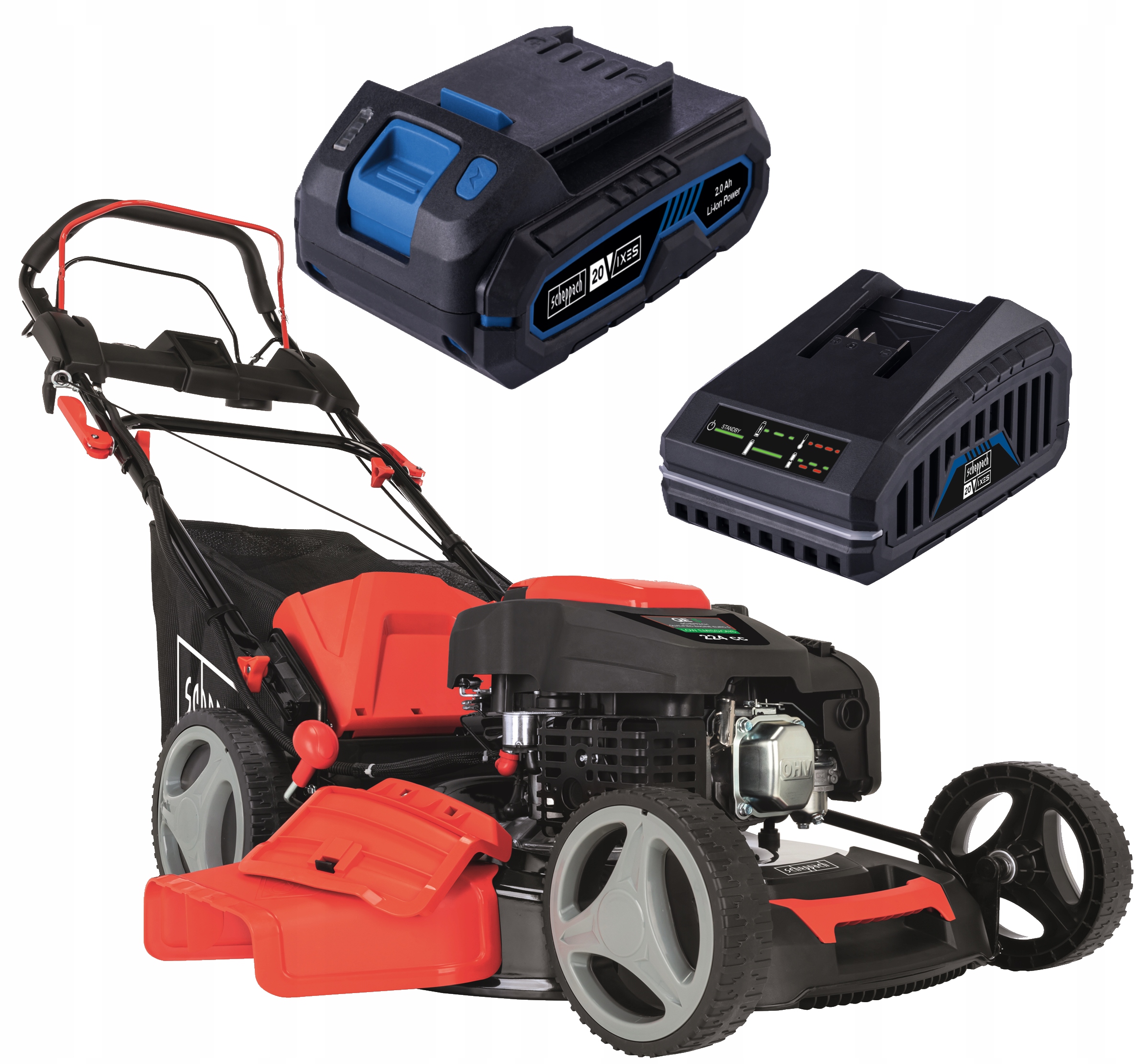 Scheppach Kosiarka spalinowa z napędem i rozrusznikiem elektro MS225-53E