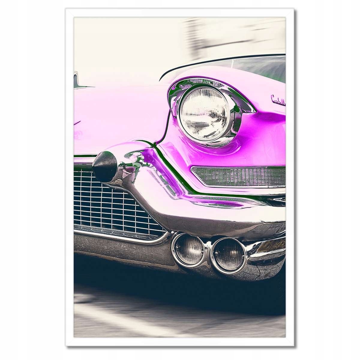 Plakáty v rámu 40x60 Růžový Cadillac