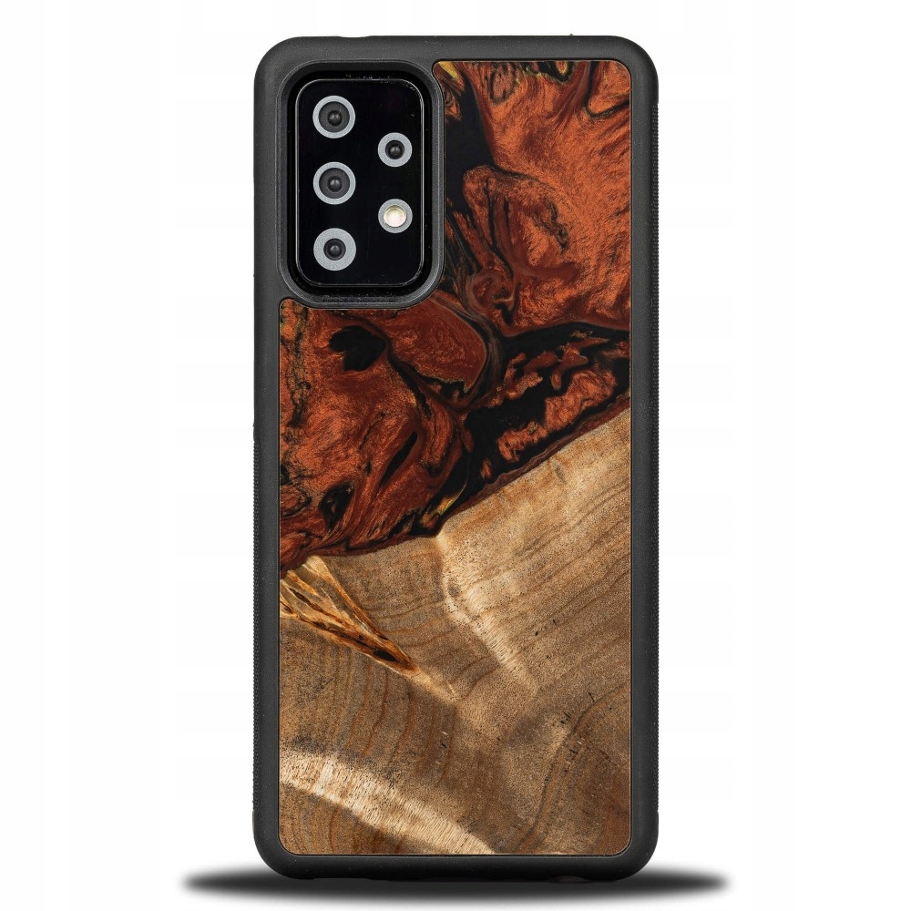 Etui Bewood Unique na Samsung Galaxy A52 5G A52S 5G 4 Żywioły Ogień