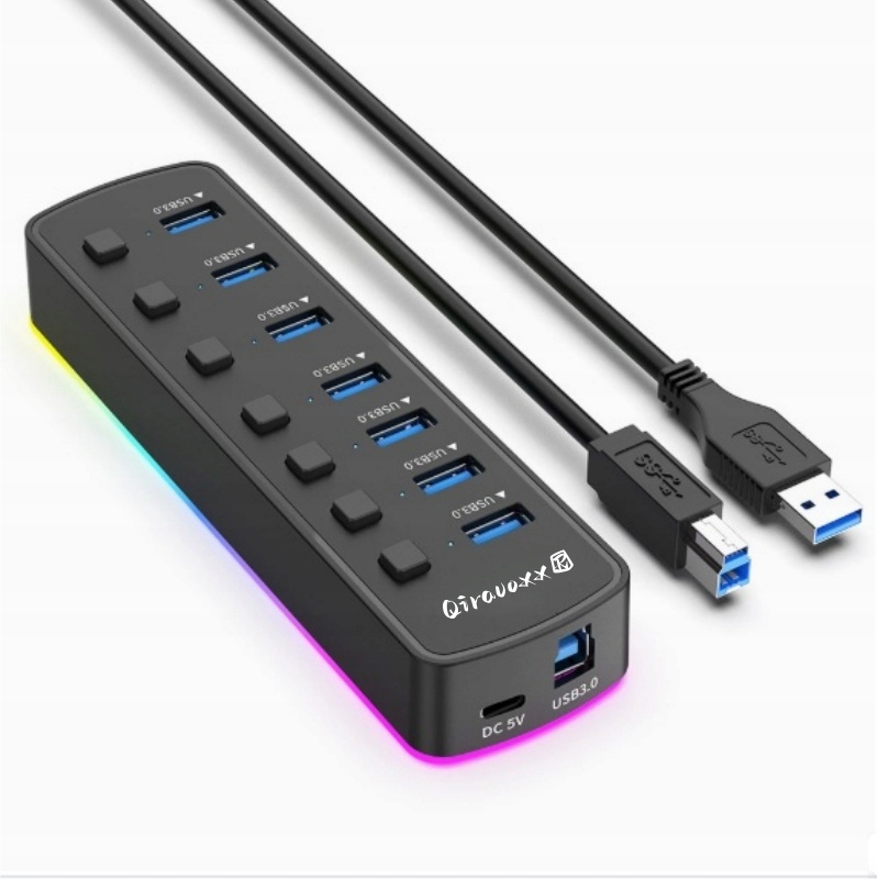 Hub USB Qiravoxx9270 7 portów