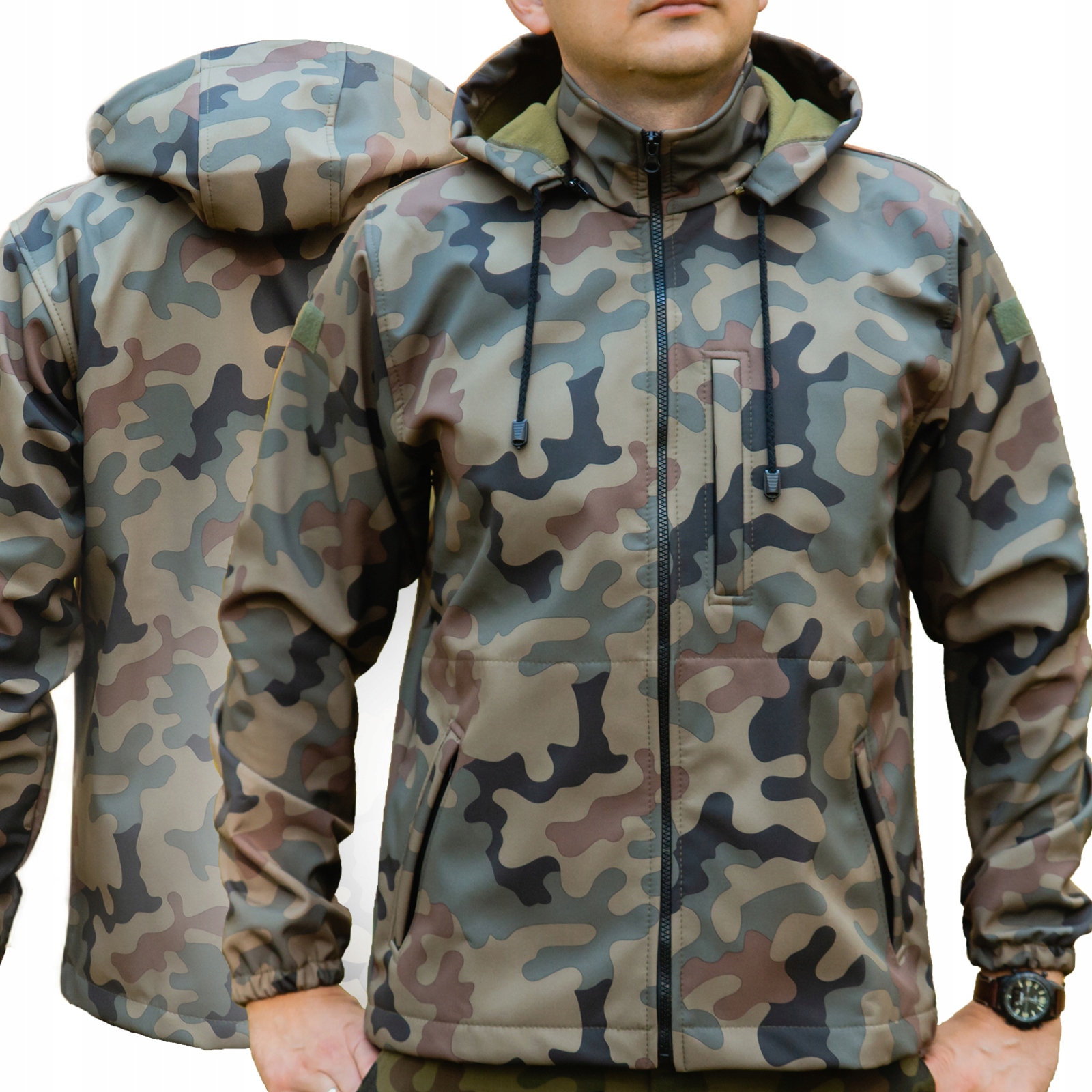 Kurtka SOFTSHELL Moro WODOODPORNA z kapturem r. XL