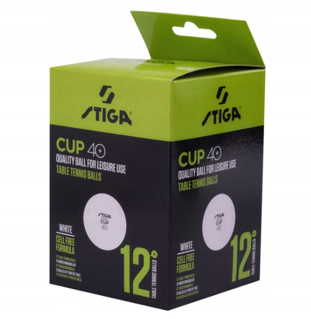 Piłeczki do ping ponga, zestaw STIGA BALL CUP 12-PACK
