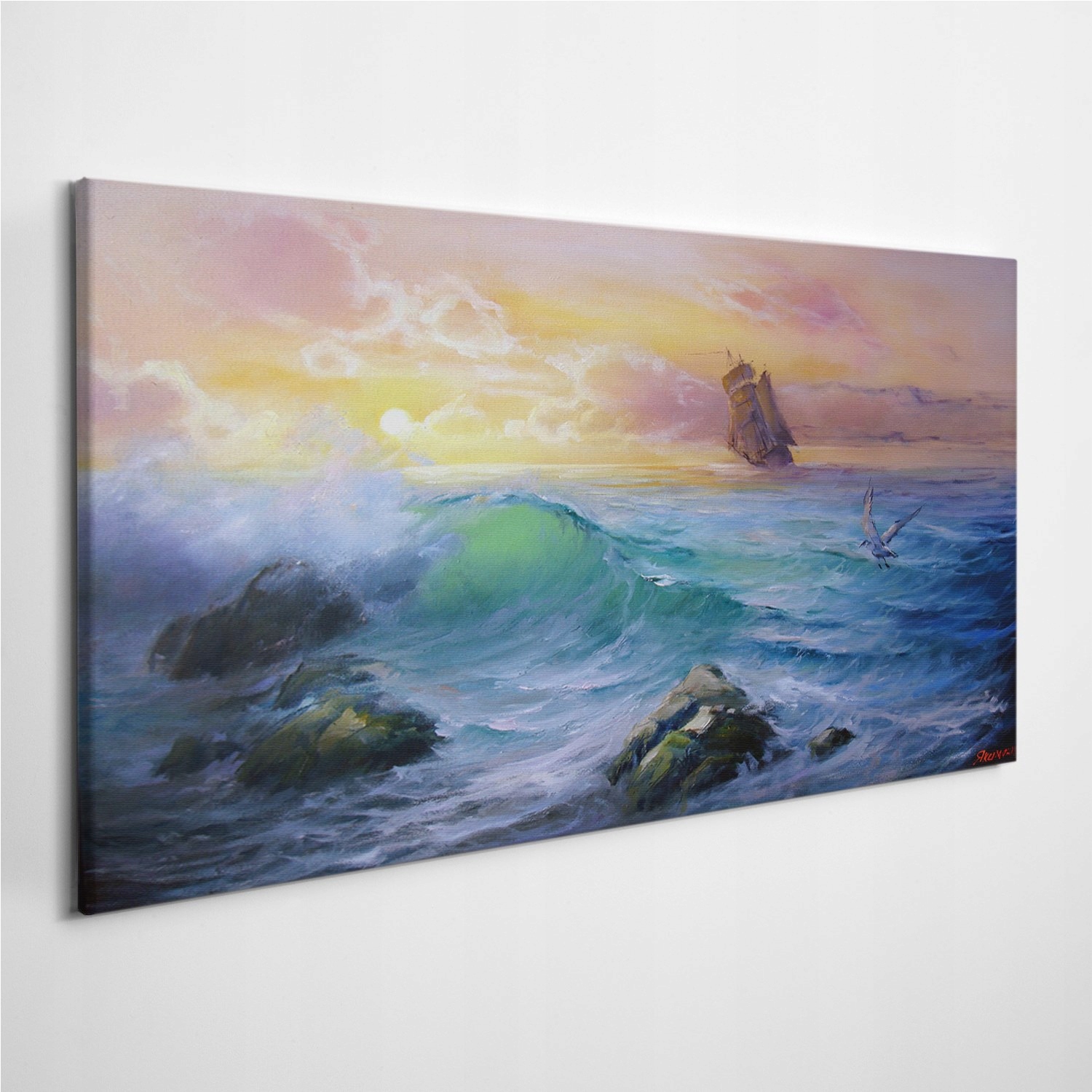 

Zdjęcie na foto-obrazie Morze Ocean Statek 120x60