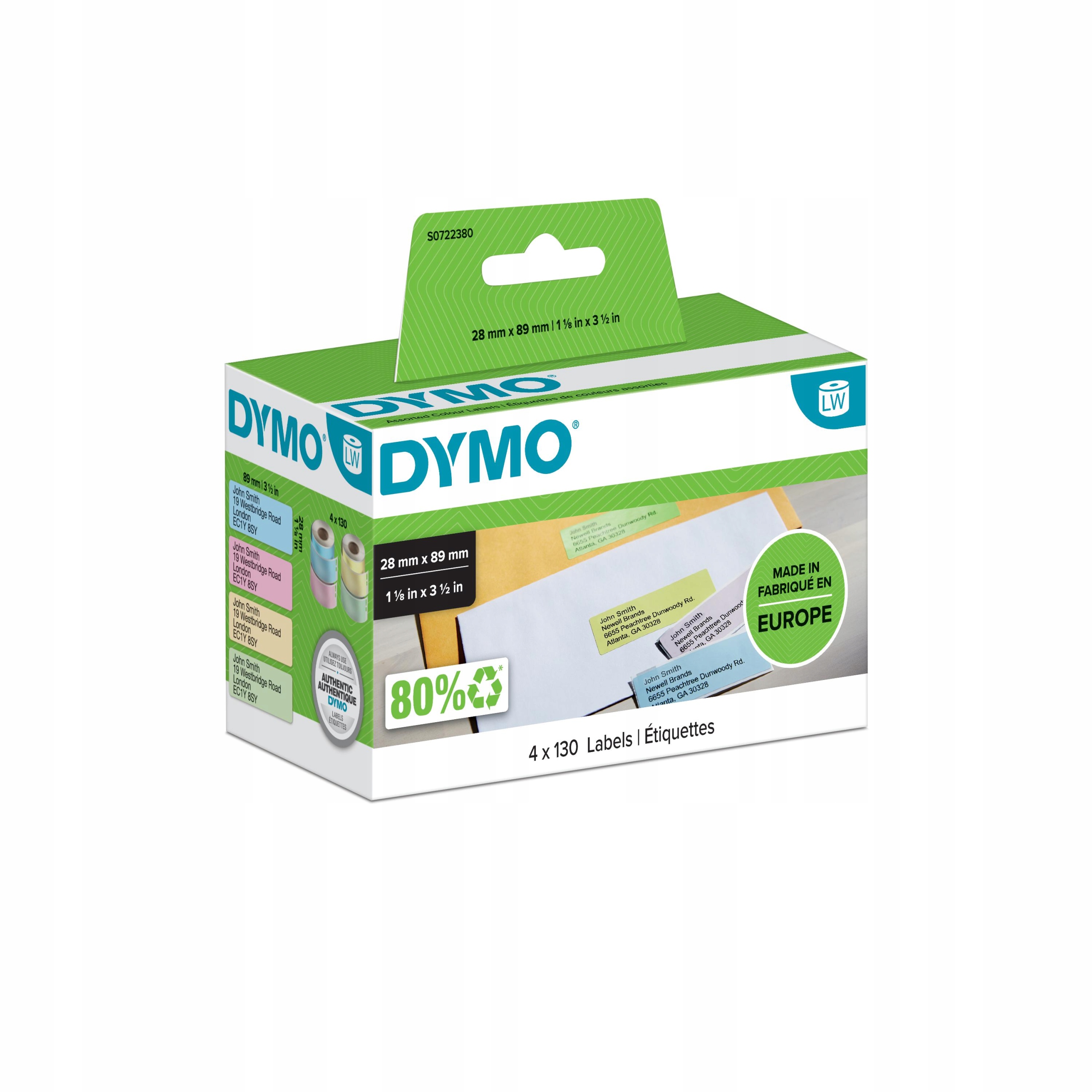 Dymo 99011 Barevné etikety 4 Barvy S0722380 LabelWriter 550