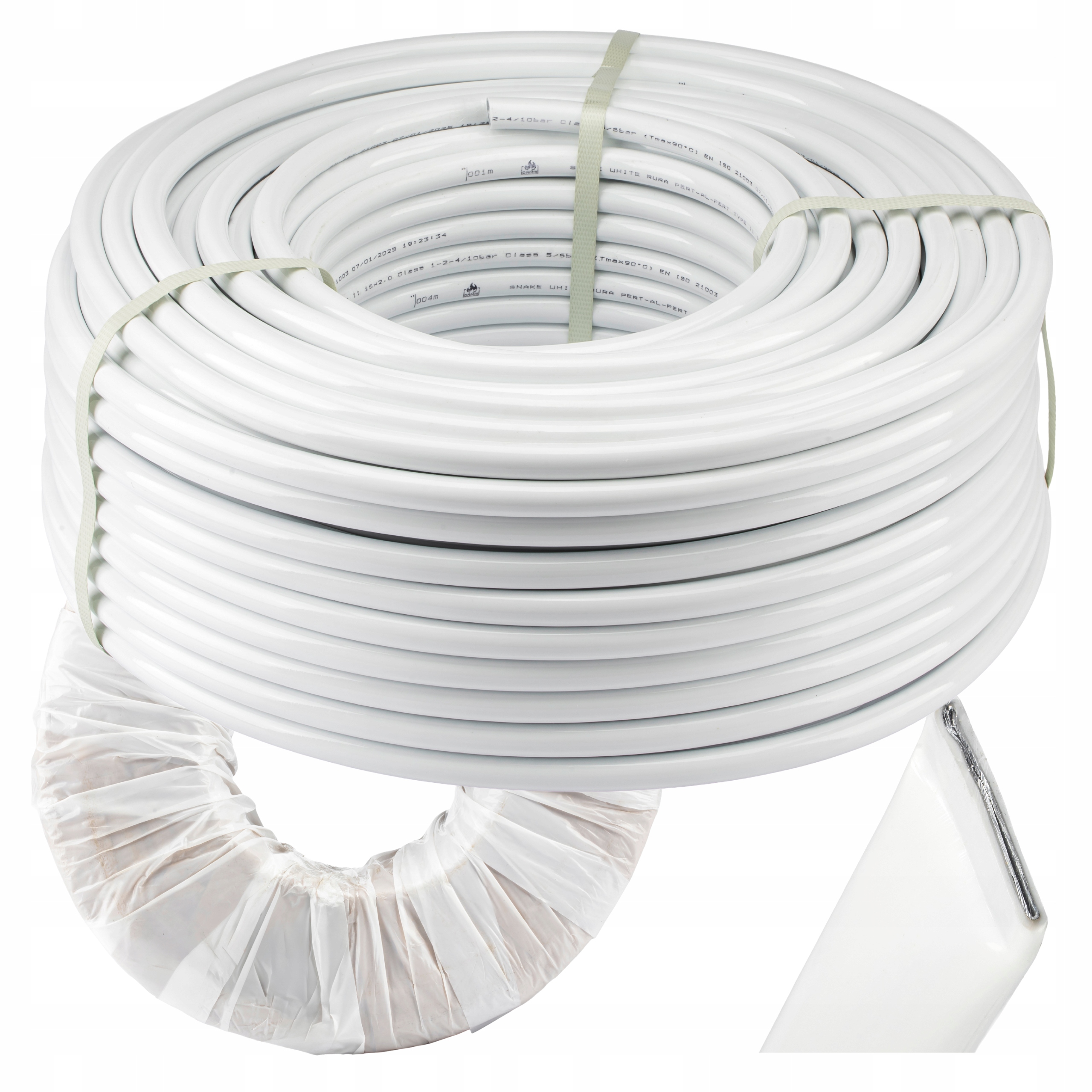Trubka Pert/al/pert Ø16x2MM Kruh Snake White 100MB Atest Pzh Pro Instalaci Co