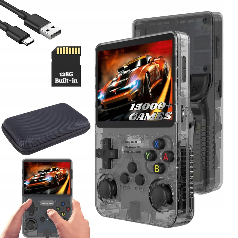 Přenosná Herní Konzole R36S Retro Více Než 21 000 Her Vysoká Kvalita