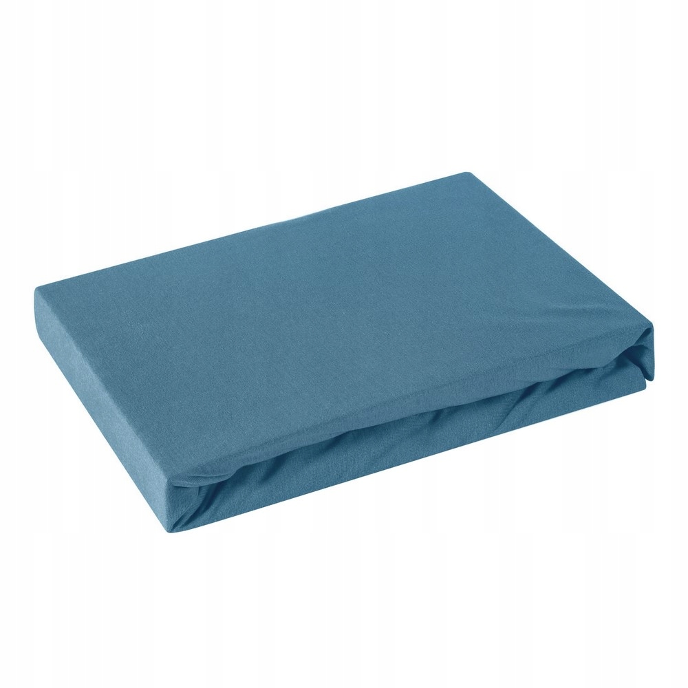 Prostěradlo jersey s gumičkou 240x220 modré na vysoký matrace 30 cm