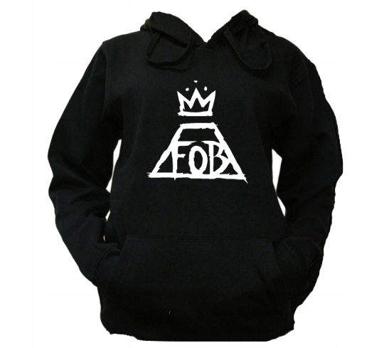 

M Bluza Kaptur Męska Fall Out Boy Punk Fob Wzór