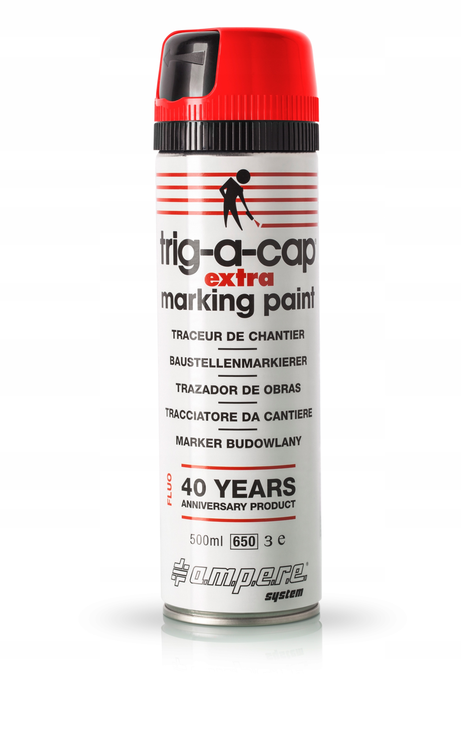 

Ampere Farba Geodezyjna Czerwona Trig-a-cap Fluo