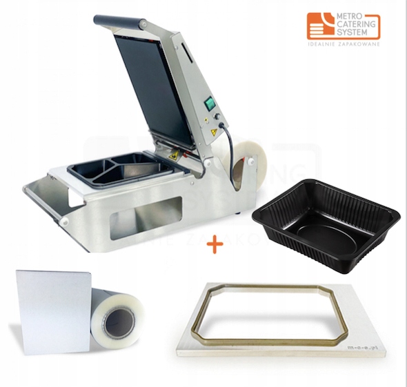 Zgrzewarka METROOPACK pakowanie na wynos ZESTAW
