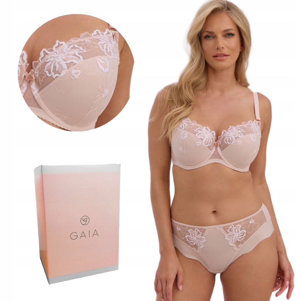 Podprsenka s výšivkou Semi-Soft Imogen 1357 polovyztužená růžová 65I