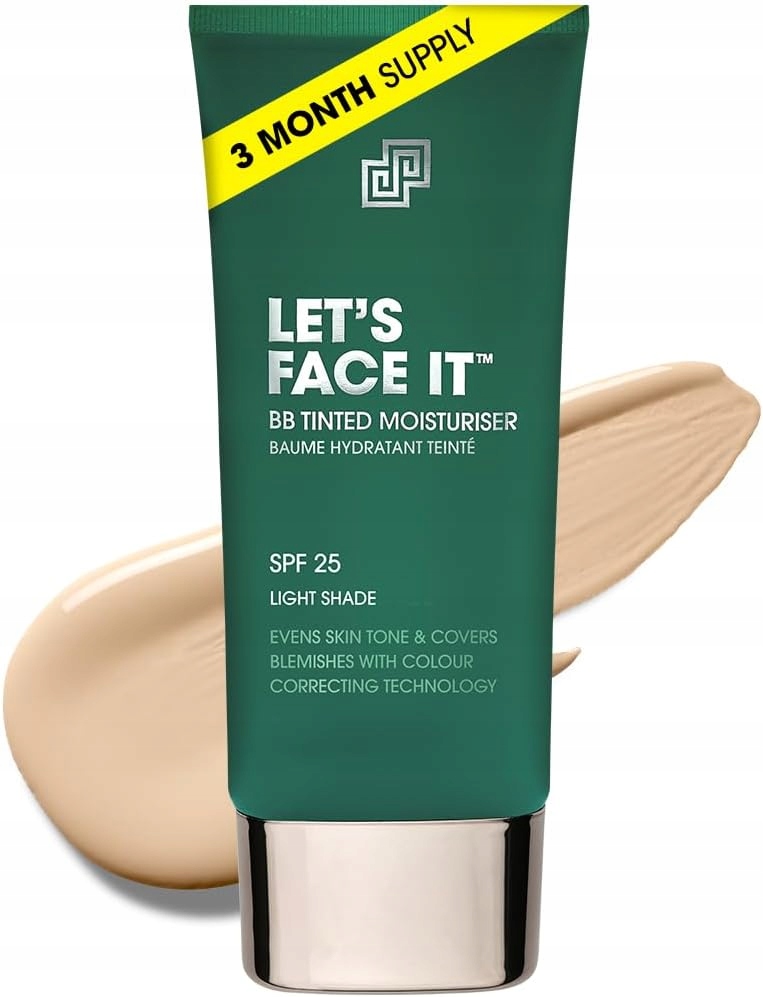 Shakeup Cosmetics Mens Bb podkład do twarzy Light SPF25+ 50ml